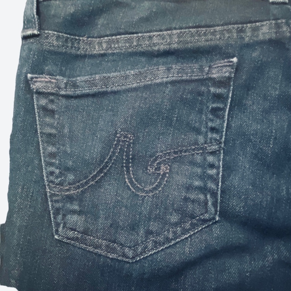 AG Adriano Goldschmied The Stevie Legging Size 26R Dark Blue Low Rise - Picture 5 of 9
